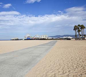 Santa Monica State Beach Attraction: Bike Path