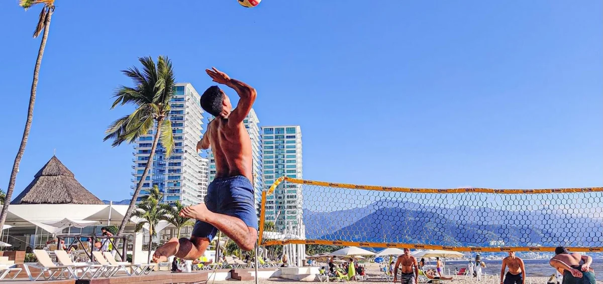 Play Volleyball at Breakwater Way Beach