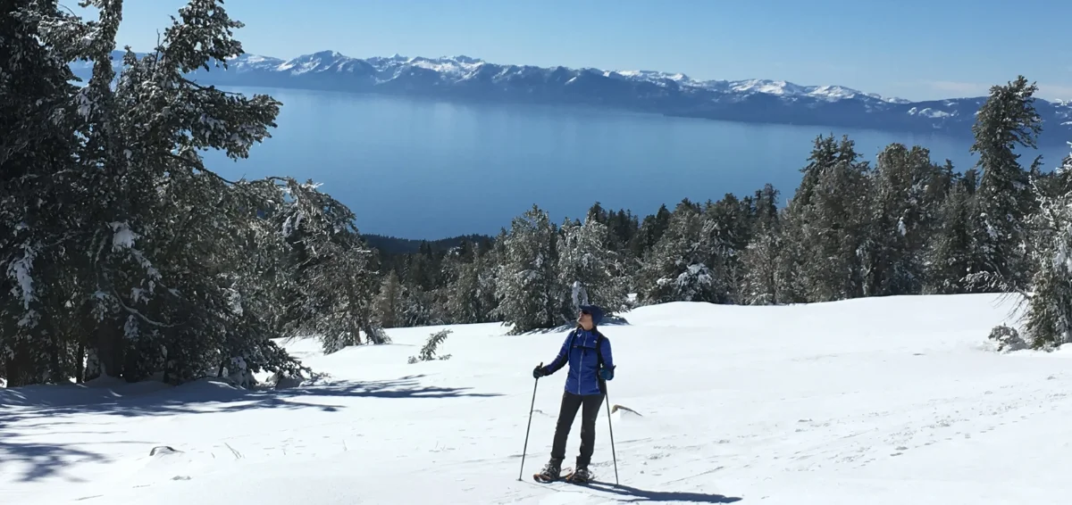 Snowshoeing at Donner Memorial State Park