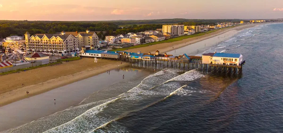 Wander down Old Orchard Beach Pier