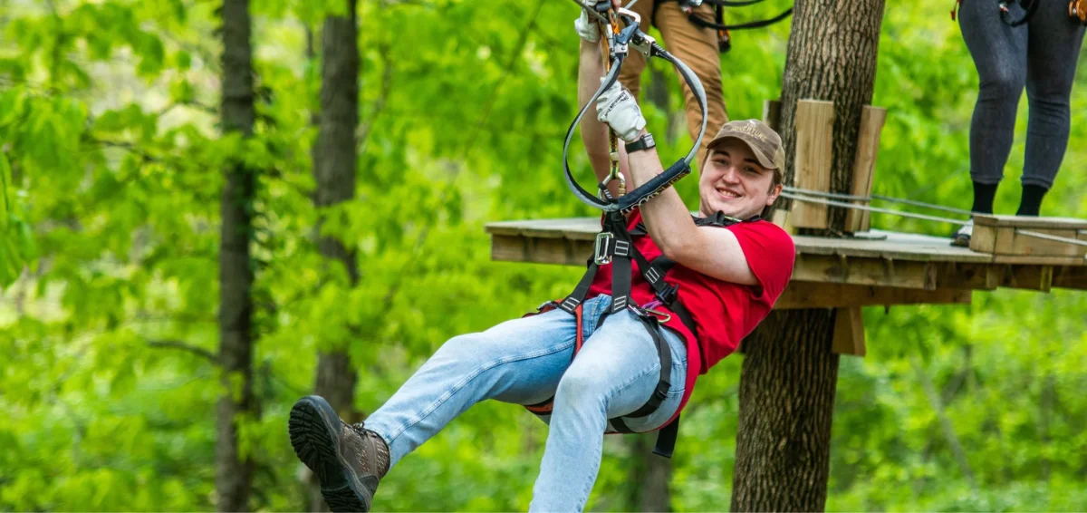 Fly in the Sky With Ziplining at the Adventure Park