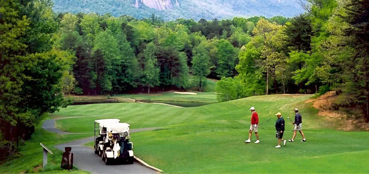 Golfing