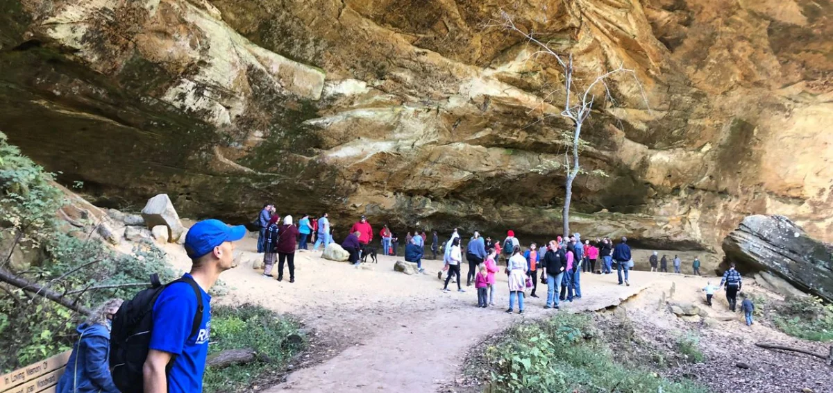 Hiking at Old Man’s Cave