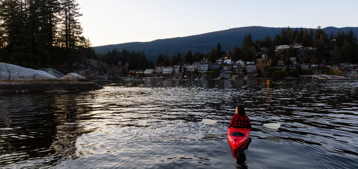 Kayaking in Penn Cove