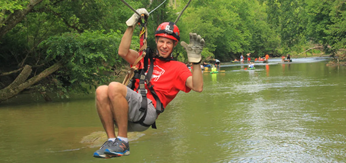 Ziplining at Hocking Hills Canopy Tours