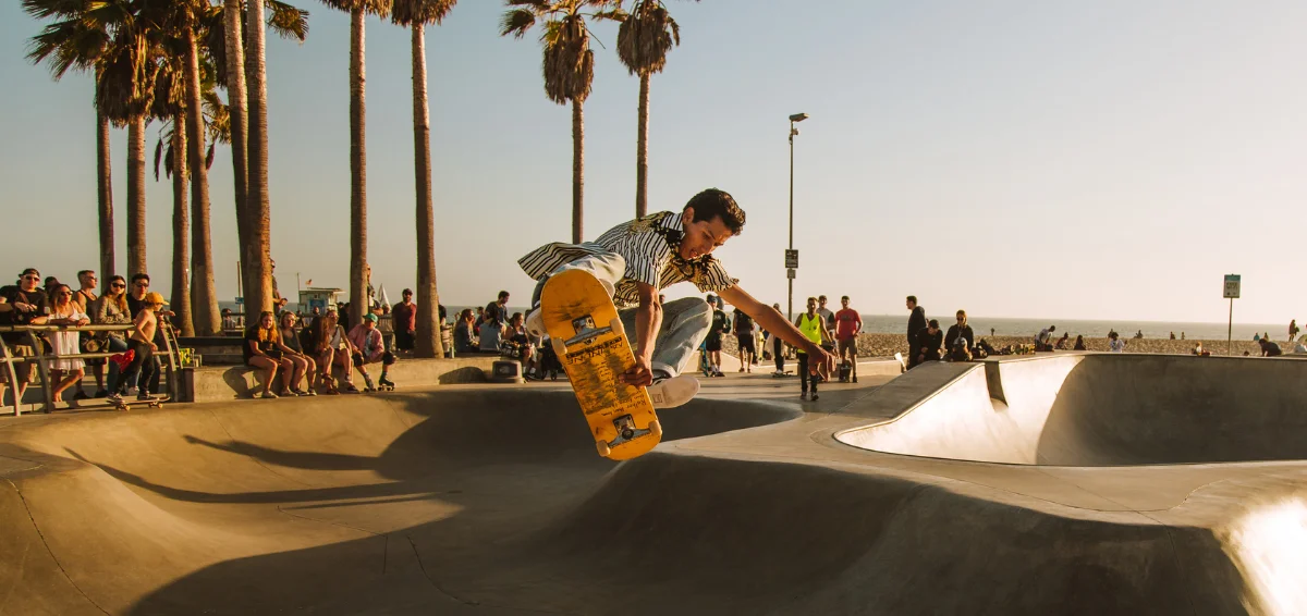 Skateboard at the Cocoa Beach Skate Park